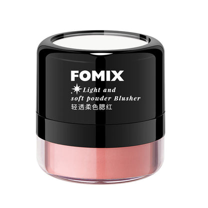 FOMIX light and soft color blush mushroom head lazy air cushion blush highlighter contour all in one soft mist rouge powder high 