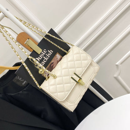 Bags for Women 2021 Autumn New Fashion Trendy Women's Bags Diamond Chain Bags Crossbody Bags Fashionable and Versatile Shoulder Bags 