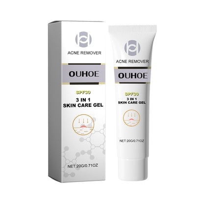 Ouhoe Facial Acne Removal Gel သည် နက်ရှိုင်းစွာ သန့်စင်ပေးပြီး ဝက်ခြံအမည်းစက်များနှင့် ဝက်ခြံများကို သက်သာပျောက်ကင်းစေသော အစိုဓာတ်ထိန်း Gel ၊ 