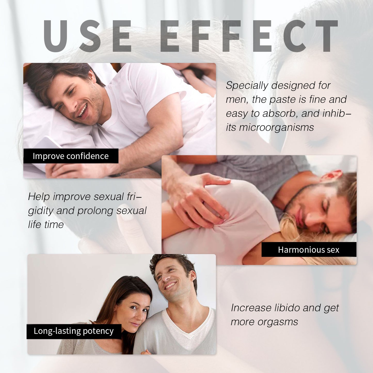 North Moon Men's Care Spray Enhances Stamina Men's Body Strengthening Moisturizing Massage Care Spray 
