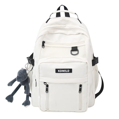 School bag male ins Korean version Harajuku ulzzang female high school student versatile large capacity multi-layer backpack backpack 
