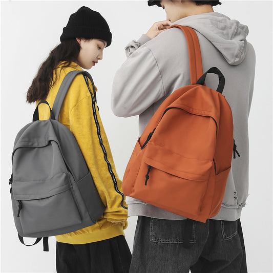 New style student backpack female Korean fashion college style school bag casual large capacity couple backpack one piece drop shipping