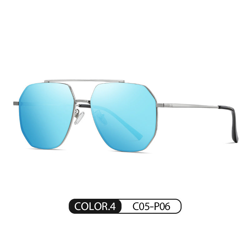 Lois same nylon polarized color-changing sunglasses for driving JS8536 Douyin live fashion sunglasses 