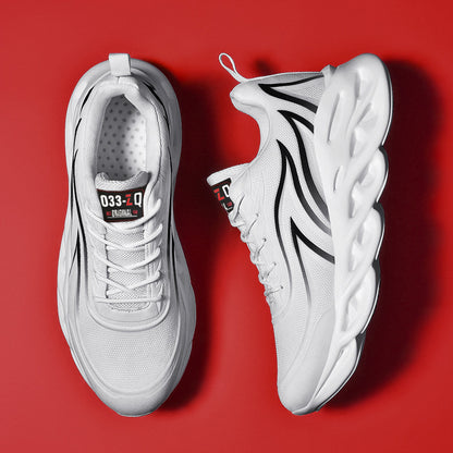 2023 new men's shoes cross-border blade thick-soled running shoes men's fashion Korean version of daddy shoes sports casual shoes 