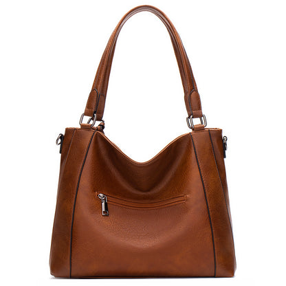 2023 New Foreign Trade Women's Bags Handbags Casual Simple Women's Hand-held Single Shoulder PU Crossbody Bag One Piece Dropshipping 