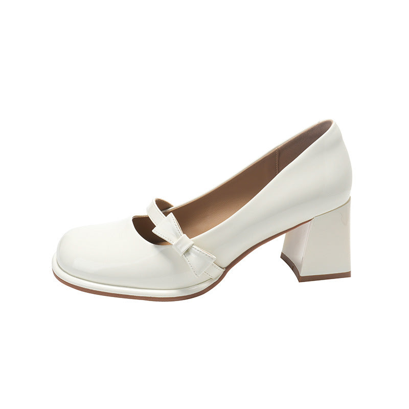 TEAHOO Mary Jane shoes women's Japanese style jk cute mini TEAHOO Mary Jane shoes women's Japanese style jk cute mini