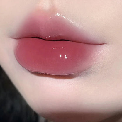 HERORANGE~water mirror gloss lip gloss lipstick cloud mirror water gloss glass lip gloss long-lasting hydrating pouty lips 