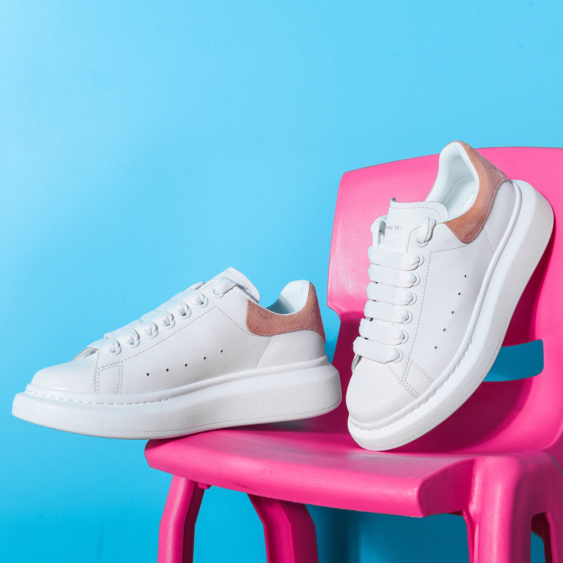 Putian shoe factory women's shoes new silk thick-soled platform shoes shock-absorbing breathable versatile couple casual sports shoes sneakers 