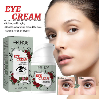 EELHOE anti-aging eye cream, firming, anti-wrinkle, multi-effect eye cream, reduces fine lines around the eyes, eye bags, dark circles, rejuvenates skin 