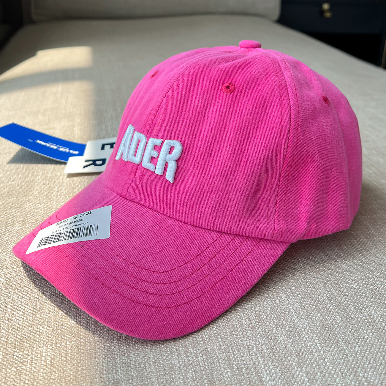 ADER 夏季新款棒球帽 多色圆顶字母刺绣 四季通用