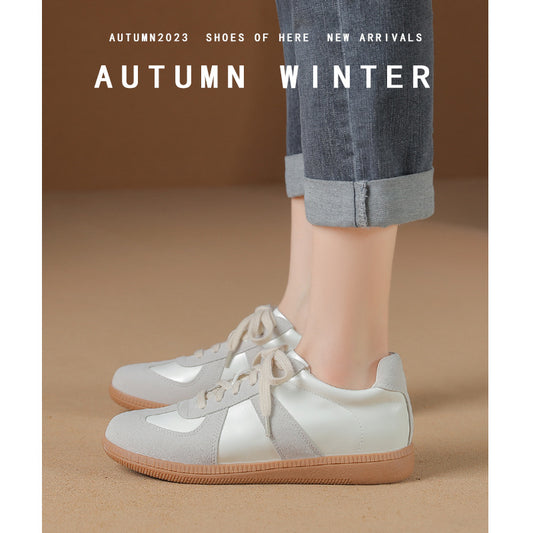 Grape mother Suyin Yinde training shoes women's net shoes breathable Forrest Gump shoes little boy inner thickened casual white shoes 