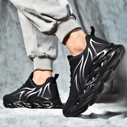 2023 new men's shoes cross-border blade thick-soled running shoes men's fashion Korean version of daddy shoes sports casual shoes 