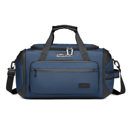 Ozuko portable travel bag large capacity shoulder sports bag can be inserted into the trolley case short-distance wet and dry separation fitness bag 