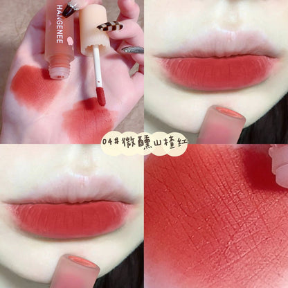 &amp;HANGENEE Han Jini Firework Bear Lip Glaze Niche အမှတ်တံဆိပ် Mirror Water Glossy Lip Glaze သက်သာသော နှုတ်ခမ်းနီ လက်ကား 