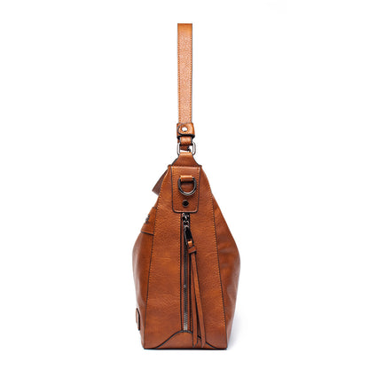 Cross-border bags, women's large-capacity tote bags, European and American simple portable shoulder bags, fashionable cross-body large bags, one-piece drop shipping