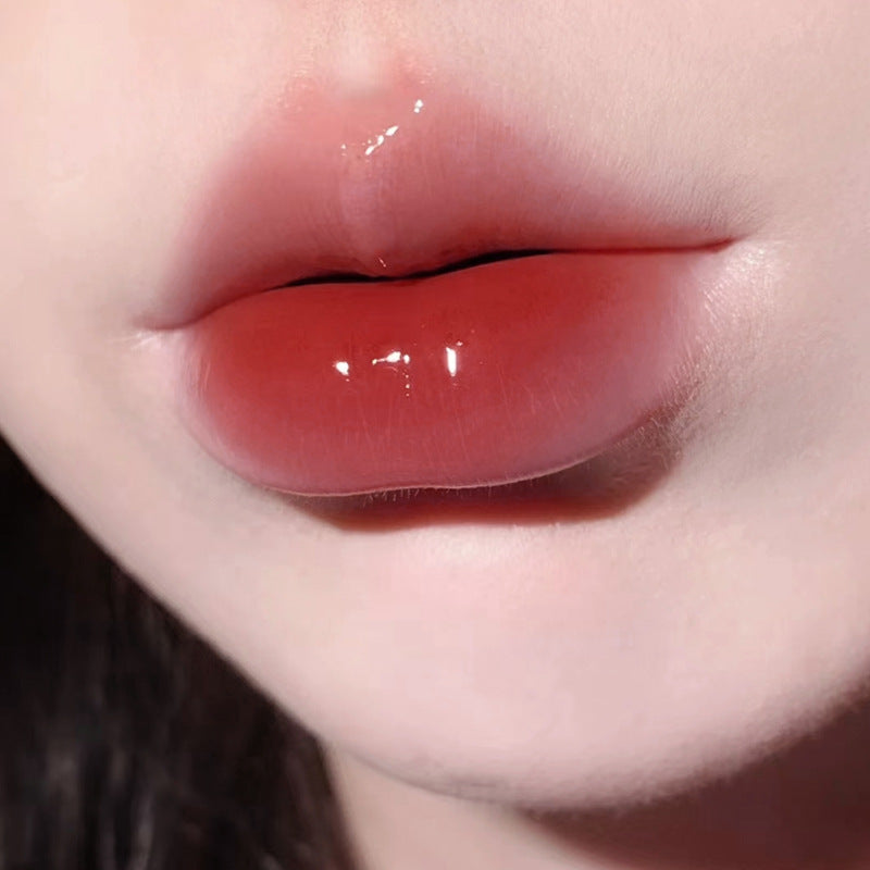 HERORANGE~water mirror gloss lip gloss lipstick cloud mirror water gloss glass lip gloss long-lasting hydrating pouty lips 