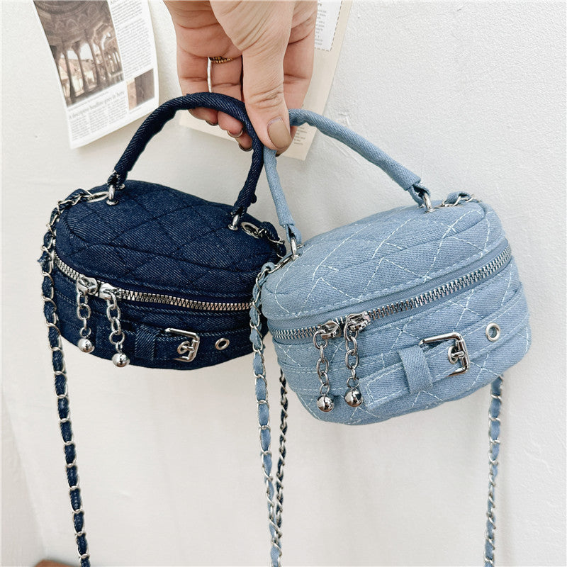 Diamond children's bag, high-end parent-child handbag, fashionable and personalized girl's cross-body bag, small fragrant sequined backpack 