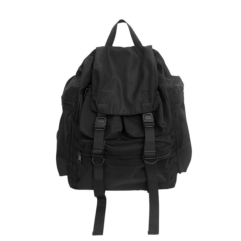 Hong Kong style fashion couple tool bag trendy brand new backpack Korean version Harajuku outdoor backpack college student backpack