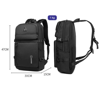 ozuko new school bag college student laptop backpack brand casual waterproof backpack for men 