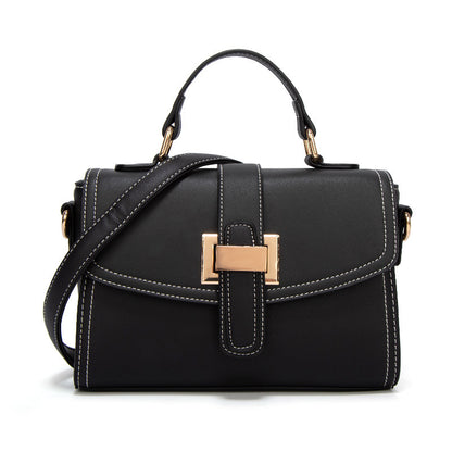 One piece drop shipping European and American women's small square bag 22 new Korean style fashion shoulder handbag simple crossbody bag women's bag 