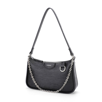 Weichen shoulder bag women's ins versatile high-end pu leather chain crossbody bag large capacity waterproof women's armpit bag