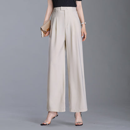 【G3661】Women's trousers with drape feeling 