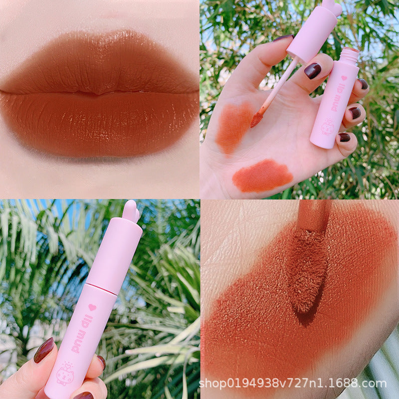 NOVO Xinmu Air Mist Lip Mud is anti-sweat, silky, smooth and colorful, not easy to take off makeup, lip glaze wholesale makeup 