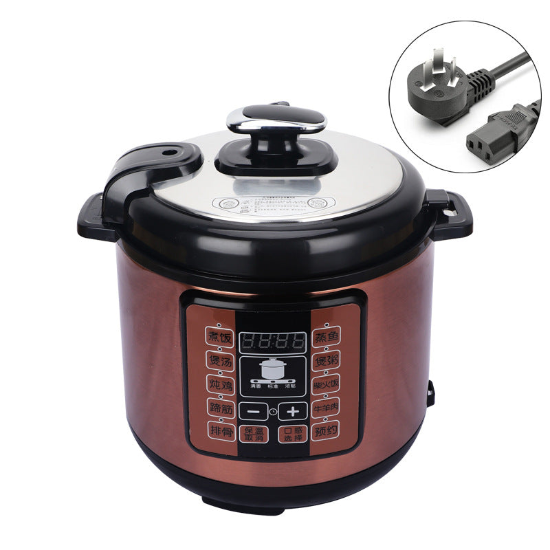 English cross-border electric pressure cooker household 5L6L large capacity intelligent appointment pressure cooker rice cooker manufacturers wholesale