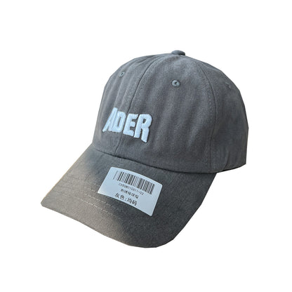 ADER 夏季新款棒球帽 多色圆顶字母刺绣 四季通用