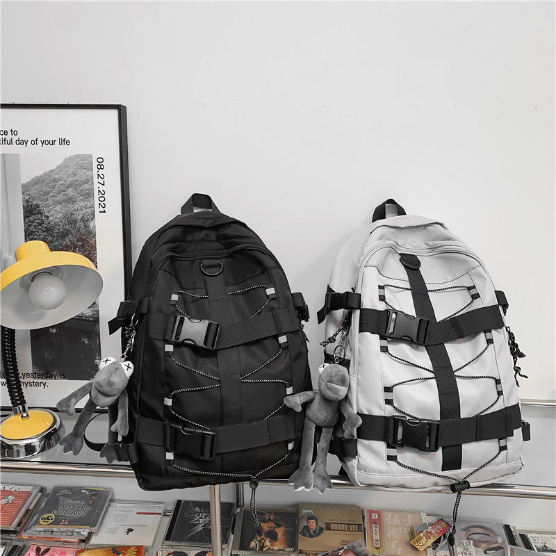2023 new trendy brand backpacks for men and women trendy and cool backpacks casual junior high school college student school bags personalized skateboard bags 7 MART