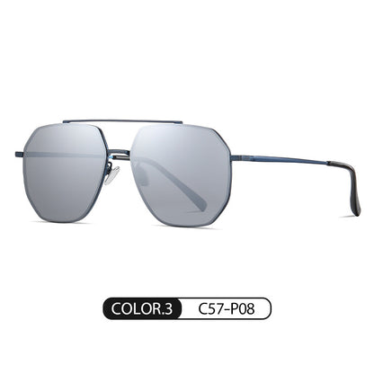 Lois same nylon polarized color-changing sunglasses for driving JS8536 Douyin live fashion sunglasses 