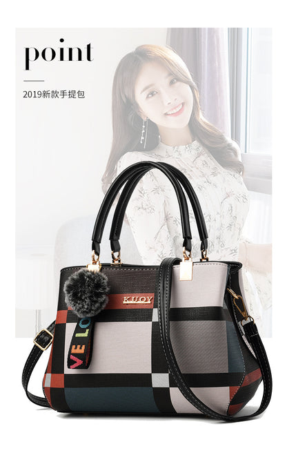 Factory direct sales women's bag 2021 new fashion large bag Korean version single shoulder crossbody bag autumn and winter women's bag handbag 