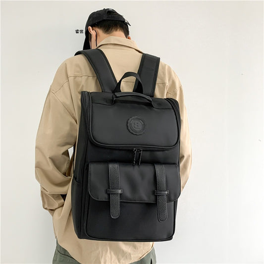 School bag Ruiying middle school trendy brand backpack men's fashion trend junior high school student high school casual large-capacity travel backpack 