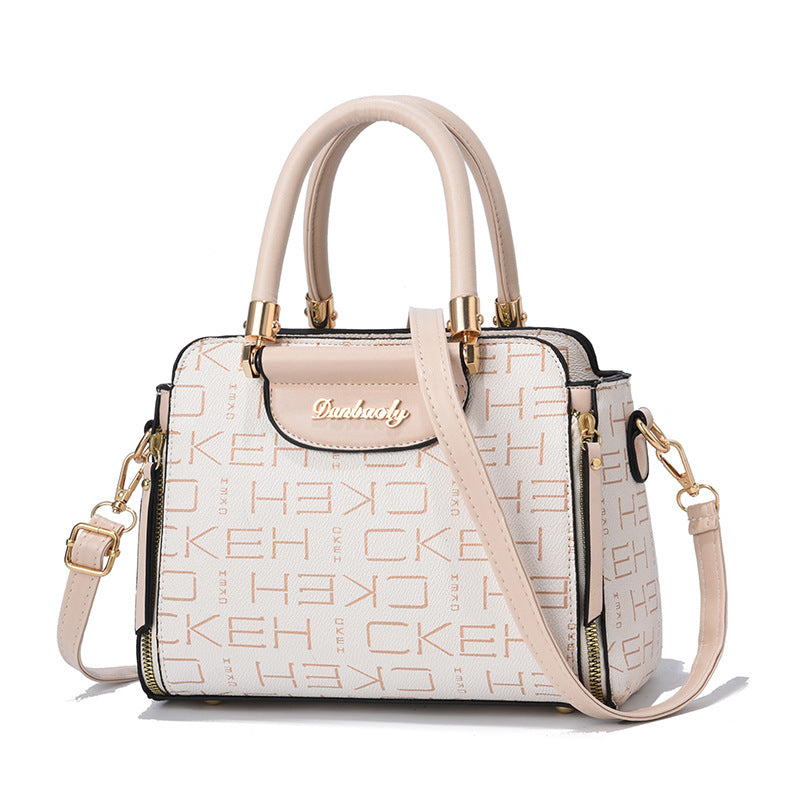 [Foreign Trade Recommendation] Bags for Women 2022 New Fashion Color Matching Handbag Korean Style Large Capacity Shoulder Crossbody Bag 
