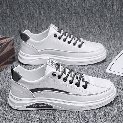 Men's shoes 2023 new summer breathable men's sports shoes Korean version trendy all-match shoes men's light casual shoes