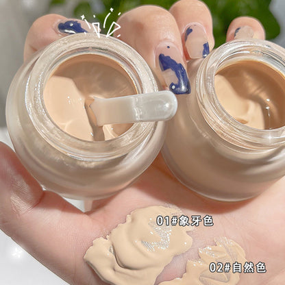 NOVO luxury pet soft light liquid foundation is waterproof and sweat-proof, does not take off makeup, concealer, hydrating and moisturizing student party affordable foundation cream 