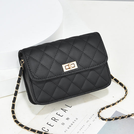 Bags for women Xiaoxiangfeng Internet celebrity new diamond chain with niche texture small square bag versatile crossbody shoulder bag for women 