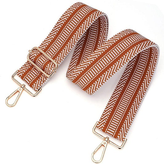 Bag universal strap new cross-border wide shoulder strap embroidered single shoulder strap bag shoulder strap women's bag accessories adjustable shoulder 