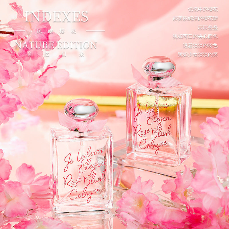 Wind Roaring Sakura Perfume Gift Box Long-lasting Wholesale Rose Ladies Student Floral Woody Fragrance Niche Vietnamese Perfume 