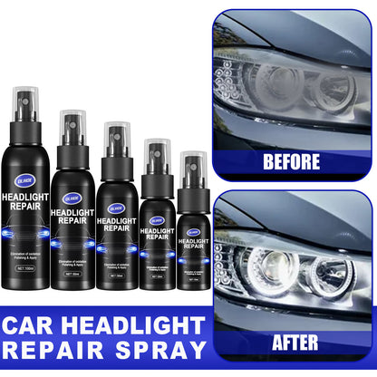 OUHOE Car Light Repair Spray Car Headlight Shade Scratch Polishing Car Headlight Repair Renovation Repair Agent 