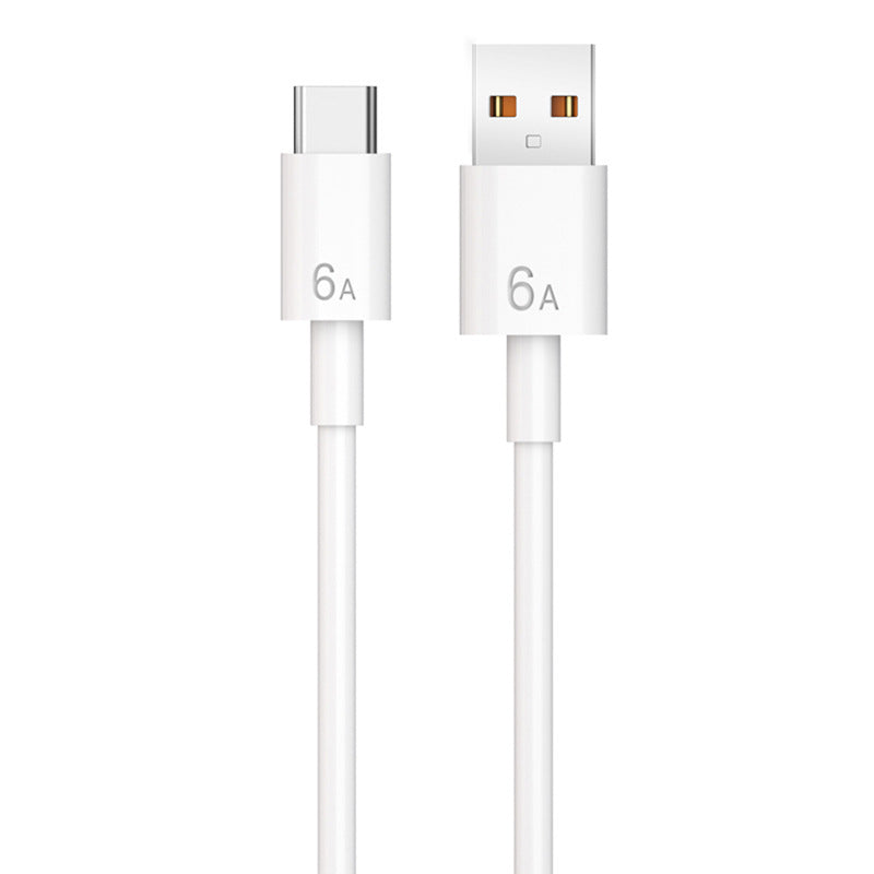 乐糖120W超级快充数据线适用iPhone安卓Type-C手机6A大功率充电线