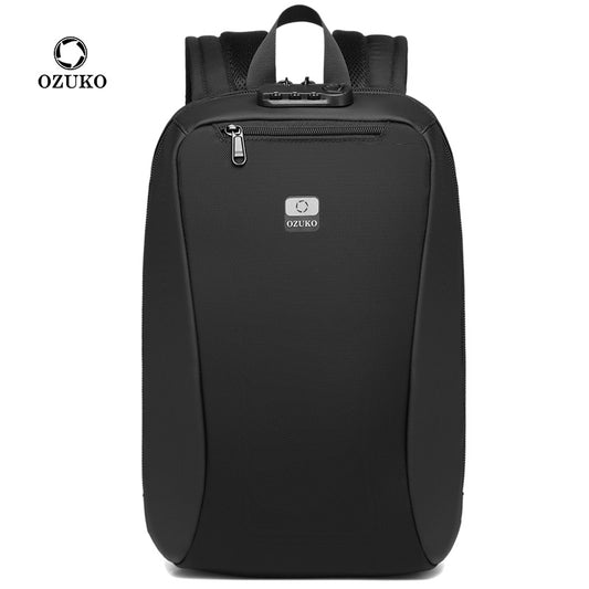 ozuko new business backpack commuting fashion student school bag casual waterproof computer backpack backpack 