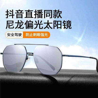Lois same nylon polarized color-changing sunglasses for driving JS8536 Douyin live fashion sunglasses 