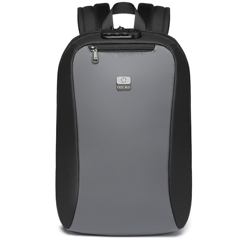 ozuko new business backpack commuting fashion student school bag casual waterproof computer backpack backpack 