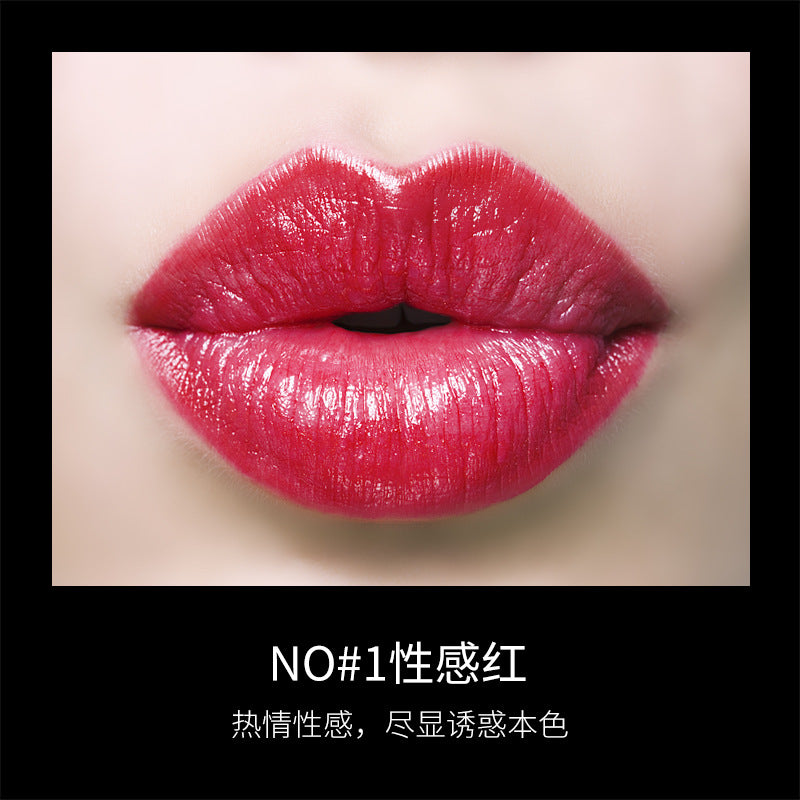 Beautiful image, colorful silky lipstick, gentle and moisturizing, delicate and lip-protecting, elegant and charming lipstick 