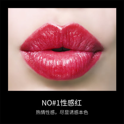 Beautiful image, colorful silky lipstick, gentle and moisturizing, delicate and lip-protecting, elegant and charming lipstick 