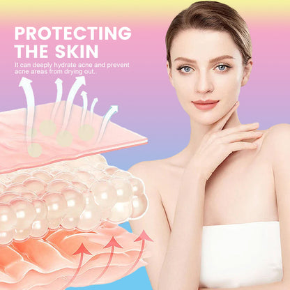 EELHOE Cute Colorful Acne Patch Cleansing Facial Acne Pimples Multi-Shape Portable Acne Patch 