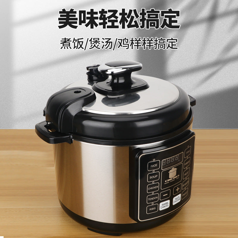 English cross-border electric pressure cooker household 5L6L large capacity intelligent appointment pressure cooker rice cooker manufacturers wholesale