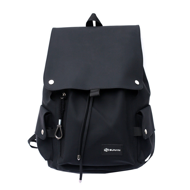 Trendy men's and women's backpacks wholesale water-repellent motorcycle large capacity large cover student school bag new backpack 