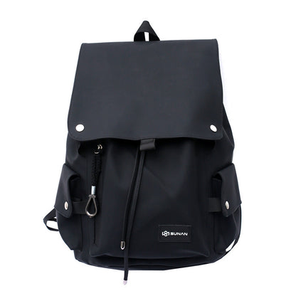 Trendy men's and women's backpacks wholesale water-repellent motorcycle large capacity large cover student school bag new backpack 